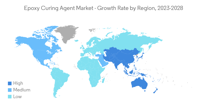 環(huán)氧樹脂固化劑市場規(guī)模和份額分析 - 增長趨勢和預(yù)測（2024 - 2029） 